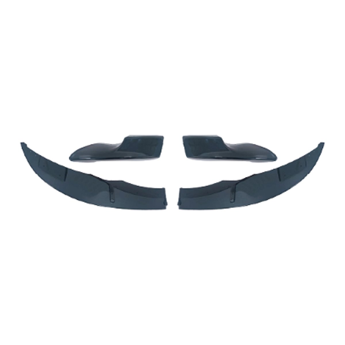 BMW E90 M3 Front Lip - Omac - Gloss Black - '05-'12